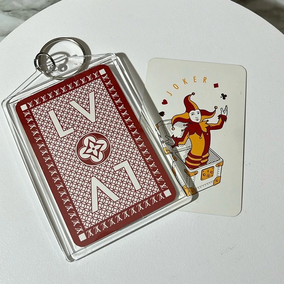 Louis Vuitton Jeu De Cartes Monogram Playing Card RARE JOKER. - Picture 1 of 3
